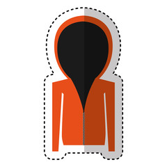 Sports sweater isolated icon vector illustration design