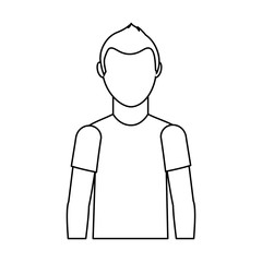 athlete avatar character icon vector illustration design