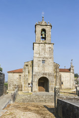 Fototapeta na wymiar Saint Mary church of Caldas