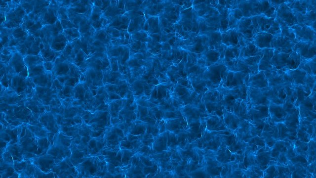 Top view ocean with wave motion. Computer graphic