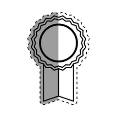 Medal Award ribbon icon vector illustration graphic design
