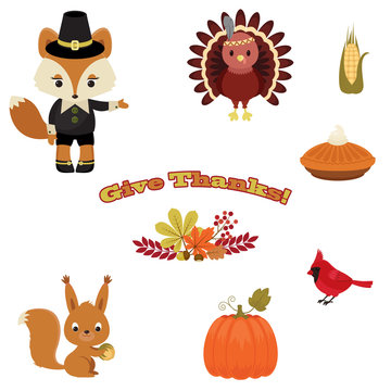 Beautiful Thanksgiving icons