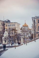 Obraz premium Chapel of St. Nicholas of Mozhaisk on the Znamenka, Moscow