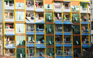 Residential apartments in Yangon, Myanmar