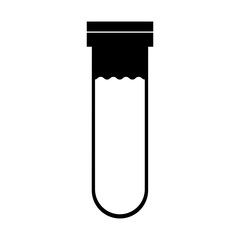 tube test isolated icon vector illustration design