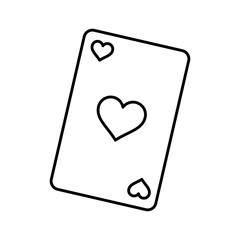 Casino card game concept icon vector illustration graphic design