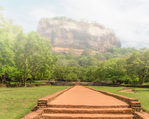 Sri Lanka: ancient Lion Rock&nbsp;fortress in Sigiriya or Sinhagiri
