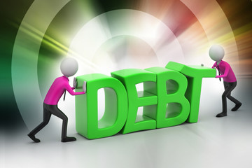 3d people try to avoid debt