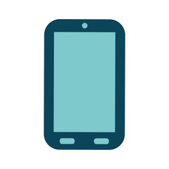 Mobile smartphone technology icon vector illustration graphic design