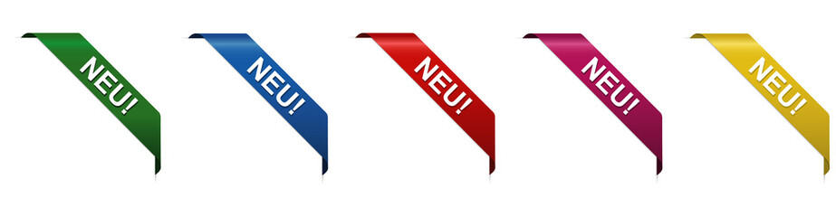 NEU - Eckstickers - obrazy, fototapety, plakaty