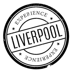 Liverpool stamp rubber grunge