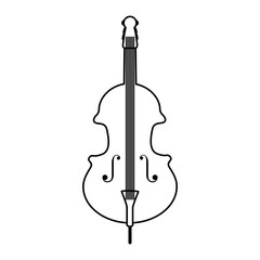 cello instrument isolated icon vector illustration design © Gstudio