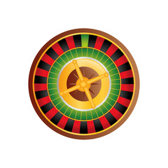 Casino Roulette game icon vector illustration graphic design