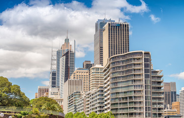 Fototapeta na wymiar Sydney skyline on a beautiful day, Australia