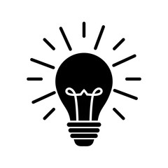 Bulb or big idea icon vector illustration graphic design