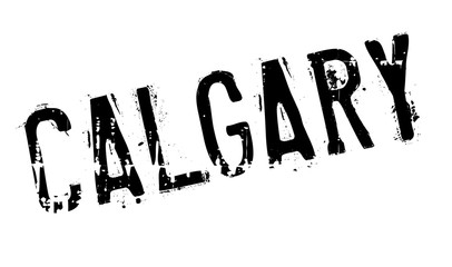 Calgary stamp rubber grunge