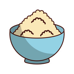 flour ingredient isolated icon vector illustration design
