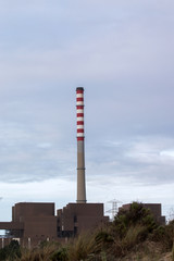 Fototapeta na wymiar thermoelectric coal-fired power station
