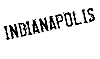 Indianapolis stamp rubber grunge