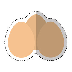 eggs ingredient isolated icon vector illustration design