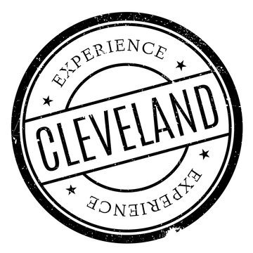 Cleveland stamp rubber grunge