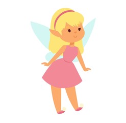 Fairies cartoon character vector.