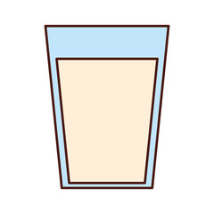 milk glass fresh isolated icon vector illustration design
