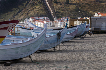 Fototapeta na wymiar Traditional fishing boats