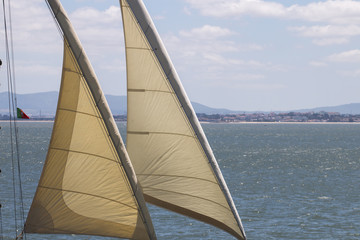 Obraz premium ships with sails