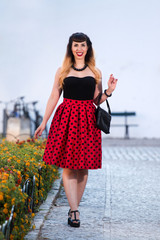 Cute pinup girl dress