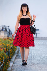 Cute pinup girl dress