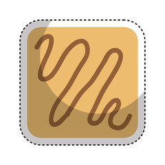 delicious sweet cookies icon vector illustration design