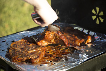 Grilling Steak