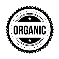 Fototapeta premium Organic vintage stamp vector