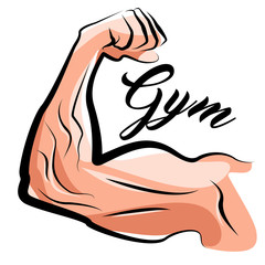 Fototapeta premium Siłownia / ramię / trening