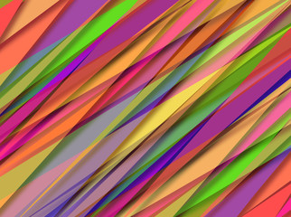 Abstract Digital Overlapping Pattern Diagonal 2