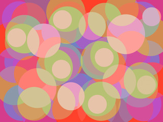 Circles Multicolored Overlapping