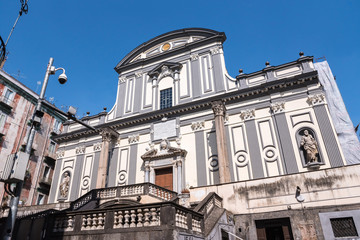 Fototapeta na wymiar Basilica of San Paolo Maggiore in Naples