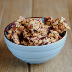 Muesli granola slice.