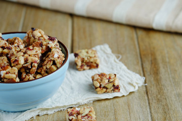 Muesli granola slice.