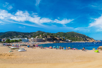Beach at Tossa de Mar, Spain