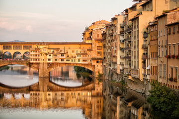 Obraz premium Arno River and Bridges Florence