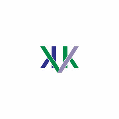 Letter KVK Logo