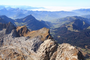 Swiss alps view