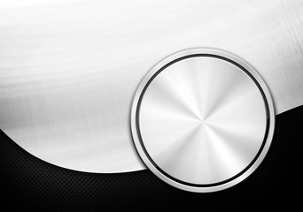 knob design with metal background