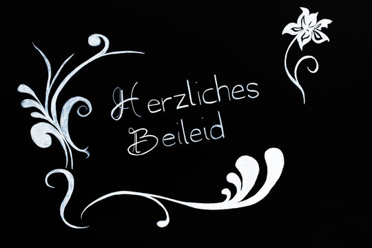 Herzliches Beileid