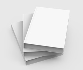 three books piling up