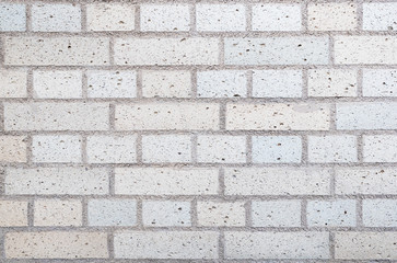 pastel brick wall with gray concrete lines, pattern for background