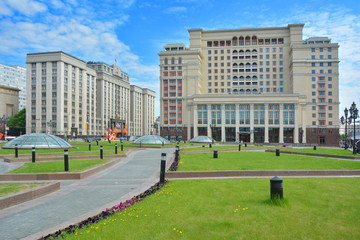 Fototapeta na wymiar Moscow. Manezhnaya square