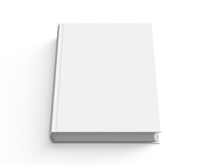 Blank hard cover book template